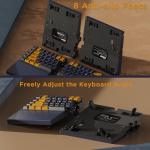 RK Royal Kludge RKS70 Wireless Ergonomic Split Keyboard