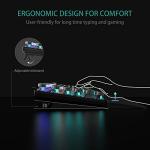 Retro Mechanical Gaming Keyboard with LED Backlight