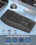 Ergonomic Wireless Keyboard for Comfort and Support