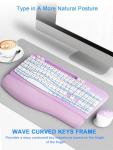 Ergonomic Wireless Keyboard and Mouse Set