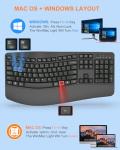 Ergonomic Wireless Keyboard for Comfort and Support