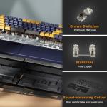 RK Royal Kludge RKS70 Wireless Ergonomic Split Keyboard