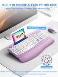 Ergonomic Wireless Keyboard and Mouse Set