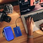 Samsung T7 Portable SSD Organizer Case in Blue