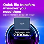 Crucial X10 1TB Portable SSD - Fast & Durable