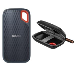SanDisk 2TB Extreme Portable SSD with Drive Case