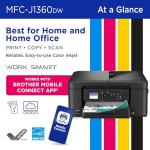 Brother Work Smart 1360 Wireless All-in-One Printer