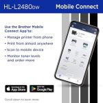 Brother HL-L2480DW Wireless Monochrome Multi-Function Printer