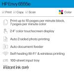 HP Envy 6555e All-in-One Wireless Printer