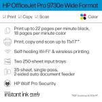 HP OfficeJet Pro 9730e Wireless All-in-One Printer