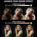 Hagibis 21” Dimmable Ring Light with Stand