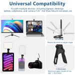 ALTSON Portable LED Selfie Light with Tripod Adapter