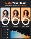 Sensyne 10" Ring Light with Tripod and Phone Holder