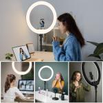 Hagibis 21” Dimmable Ring Light with Stand
