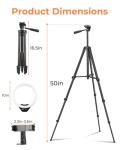 Sensyne 10" Ring Light with Tripod and Phone Holder