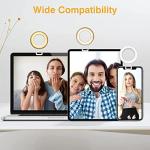 Kimwood Rechargeable Clip-On Selfie Ring Light