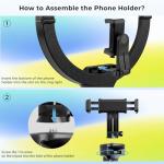 Aureday 14" Dimmable Selfie Ring Light and Tripod