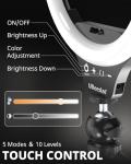 UBeesize 10" Dimmable Selfie Ring Light & Tripod