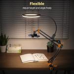 UBeesize 10" Ring Light with Phone Holder Stand