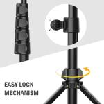 Liphisy 64” Adjustable Tripod for Phones & Cameras
