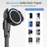 UBeesize 68" Magnetic Selfie Stick Tripod with Remote
