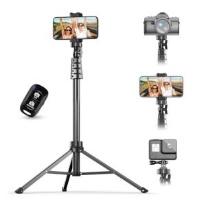 UBeesize 62" Tripod & Selfie Stick with Remote