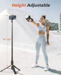 Portable 62" Phone Tripod and Selfie Stick