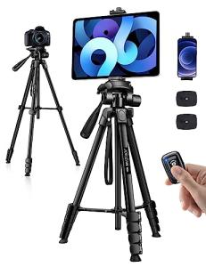 68" Phone Tripod Stand for iPad and iPhone