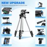 Lusweimi 44-Inch Phone Tripod with Remote