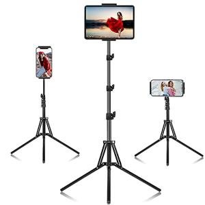 Adjustable 65-Inch iPad Tripod Stand with Rotation
