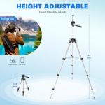 Lusweimi 44-Inch Phone Tripod with Remote