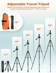 68" Phone Tripod Stand for iPad and iPhone