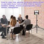 Adjustable 65-Inch iPad Tripod Stand with Rotation