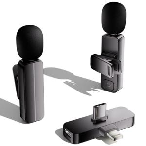 Wireless Mini Lavalier Microphone for iPhone & Android