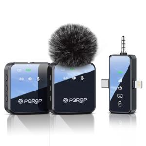 3-in-1 Wireless Lavalier Microphone for Creators