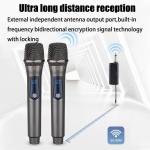 Rechargeable Dual Wireless Microphone System for Events