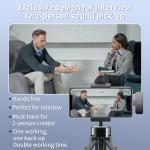 Wireless Mini Lavalier Microphone for iPhone & Android