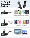 Wireless USB C Lavalier Mic for Content Creators