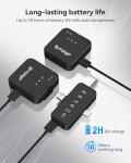 3-in-1 Wireless Lavalier Microphone for Creators