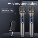 Rechargeable Dual Wireless Microphone System for Events