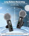 Wireless USB C Lavalier Mic for Content Creators