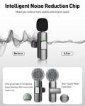 PoP Voice Wireless Lavalier Microphone for iPhone/Android