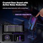RGB USB Microphone for Gaming and Streaming