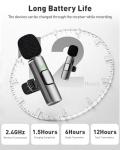 PoP Voice Wireless Lavalier Microphone for iPhone/Android