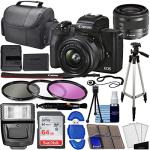 Canon EOS M50 Mark II Mirrorless Camera Bundle