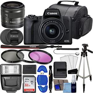 Canon EOS M50 Mark II Camera Bundle with Accessories