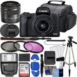 Canon EOS M50 Mark II Camera Bundle with Accessories