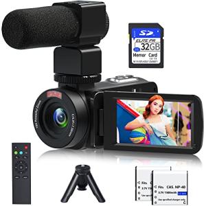 1080P Vlogging Camera with Night Vision & Accessories