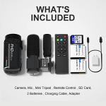 1080P Vlogging Camera with Night Vision & Accessories