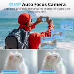 48MP 4K Camera with Flip Screen and Zoom